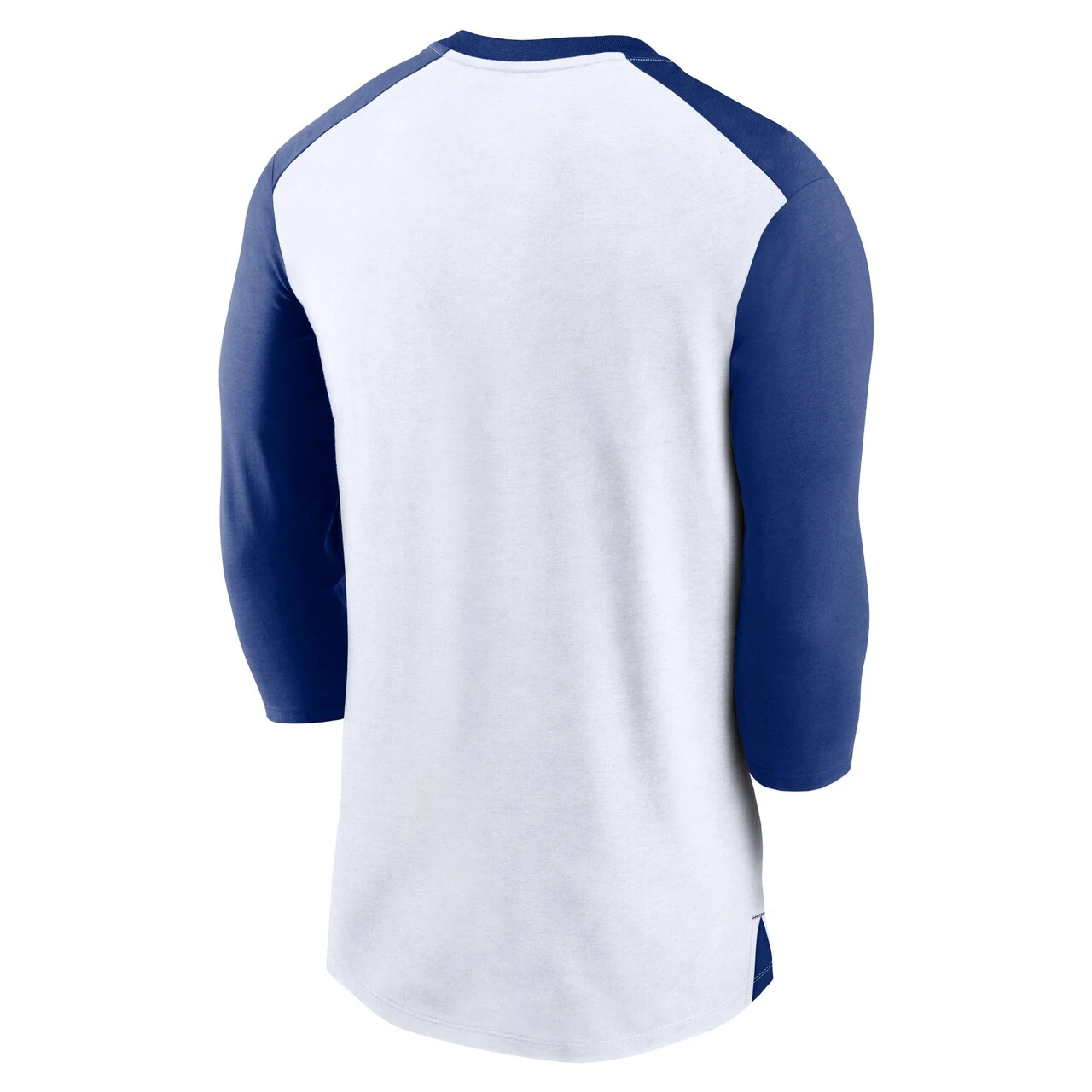 Men's Seattle Mariners Nike White/Royal Rewind 3/4-Sleeve T-Shirt - Image 3