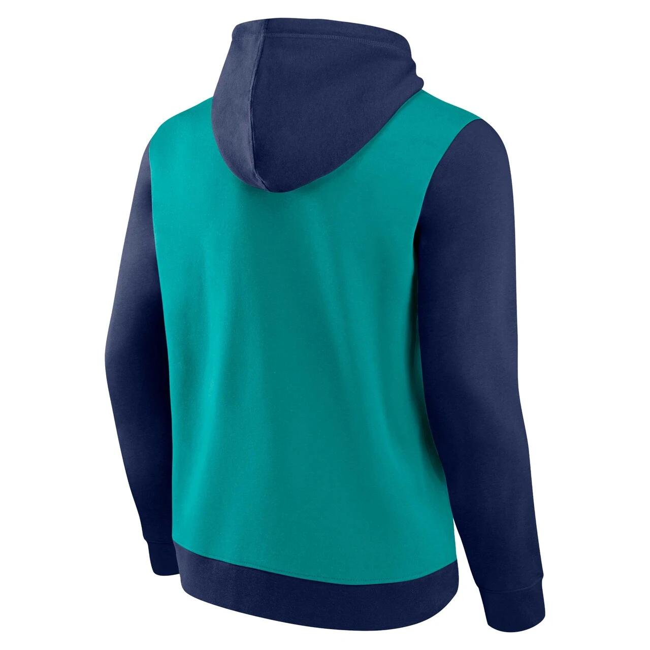 Men's Seattle Mariners Fanatics Branded Navy/Aqua Chip In Pullover Hoodie - Image 3