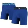 Men's Los Angeles Dodgers Concepts Sport Royal/Black Two-Pack Flagship Boxer Briefs Set
