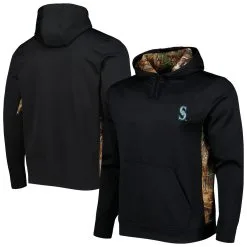 Men's Seattle Mariners Dunbrooke Black Ranger Pullover Hoodie
