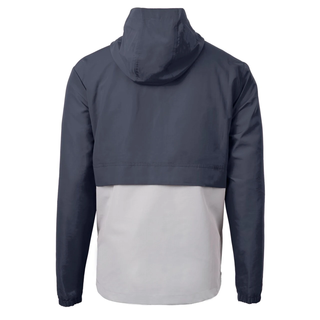 Men's Seattle Mariners Cutter & Buck Navy/Gray Americana Logo Charter Eco Knit Recycled Anorak Half-Zip Jacket - Image 3