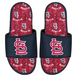 St. Louis Cardinals ISlide Team Pattern Gel Slide Sandals