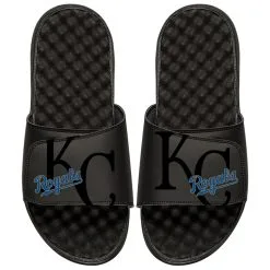 Kansas City Royals ISlide MLB Tonal Pop Slide Sandals - Black