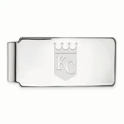 LogoArt Kansas City Royals Sterling Silver Money Clip