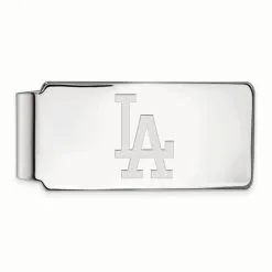 LogoArt Los Angeles Dodgers Sterling Silver Money Clip