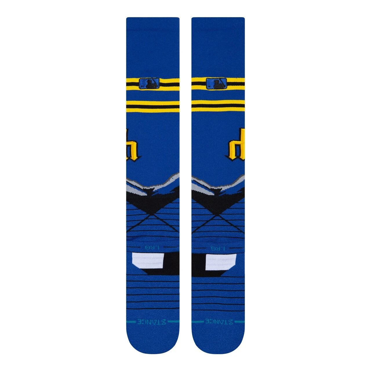 Male Seattle Mariners Stance Royal 2023 City Connect Over The Calf Socks - Image 3