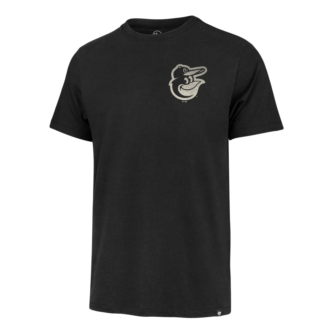 Men's Baltimore Orioles '47 Black Turn Back Franklin T-Shirt - Image 2