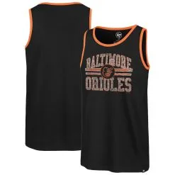 Men's Baltimore Orioles '47 Black Winger Franklin Tank Top