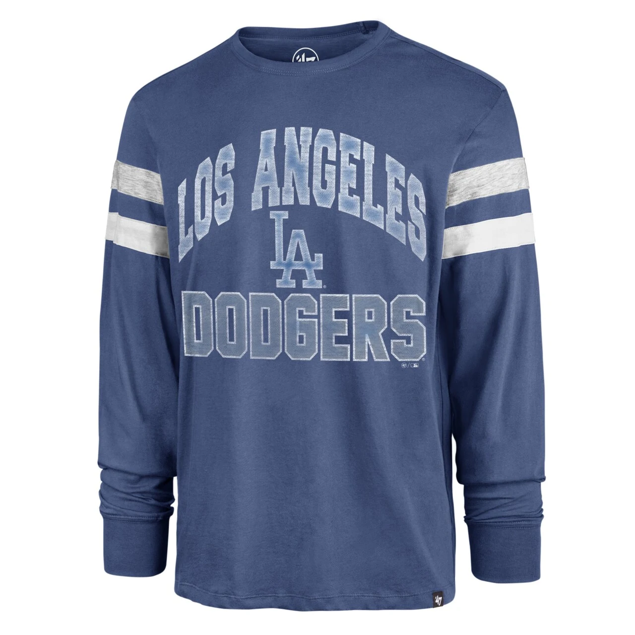 Men's Los Angeles Dodgers '47 Royal Irving Long Sleeve T-Shirt - Image 2