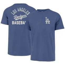 Men's Los Angeles Dodgers '47 Royal Turn Back Franklin T-Shirt