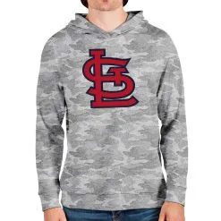 Men's St. Louis Cardinals Antigua Camo Team Logo Absolute Pullover Hoodie