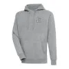 Men's St. Louis Cardinals Antigua Heather Gray Metallic Victory Pullover Hoodie