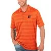 Men's Baltimore Orioles Antigua Orange Compass Polo