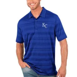 Men's Kansas City Royals Antigua Royal Compass Polo