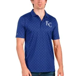 Men's Kansas City Royals Antigua Royal Spark Polo