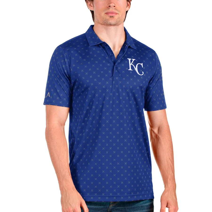 Men's Kansas City Royals Antigua Royal Spark Polo