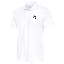 Men's Kansas City Royals Antigua White Apex Polo
