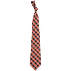 Eagles Wings Men's Baltimore Orioles Woven Checkered Tie