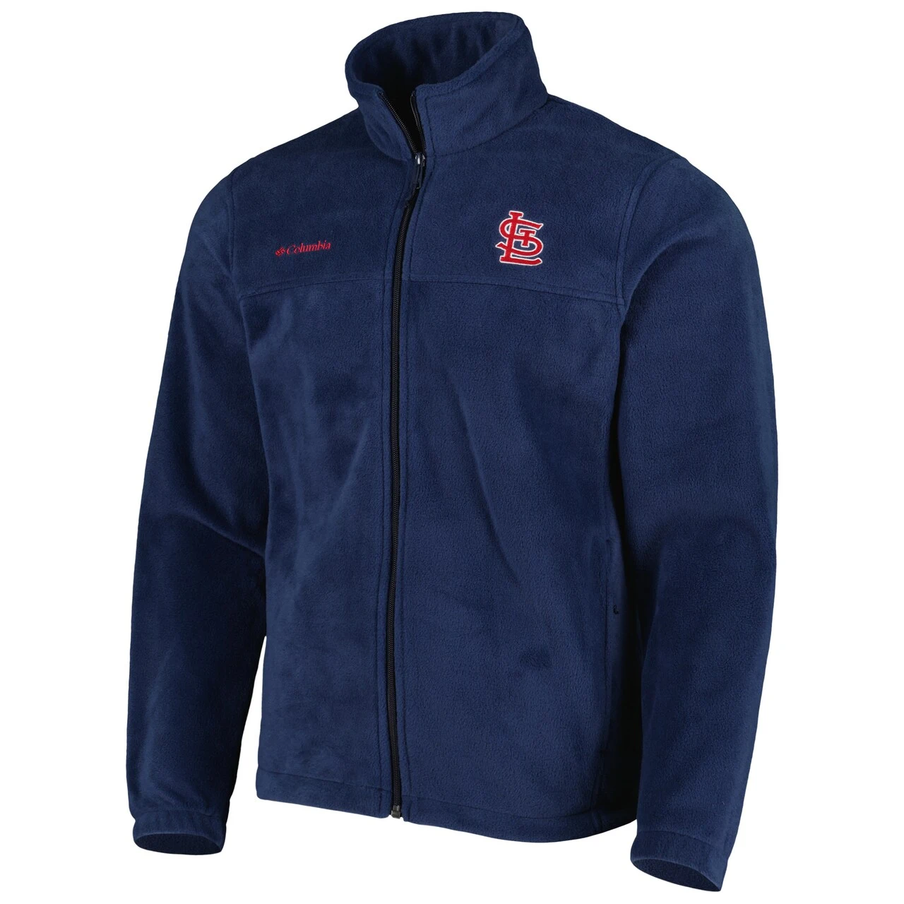 Men's St. Louis Cardinals Columbia Navy Steens Mountain Full-Zip Jacket - Image 2