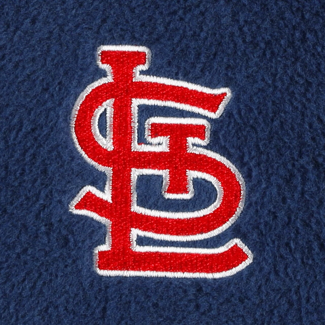 Men's St. Louis Cardinals Columbia Navy Steens Mountain Full-Zip Jacket - Image 4