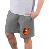 Men's Baltimore Orioles Concepts Sport Charcoal Quest Knit Jam Shorts