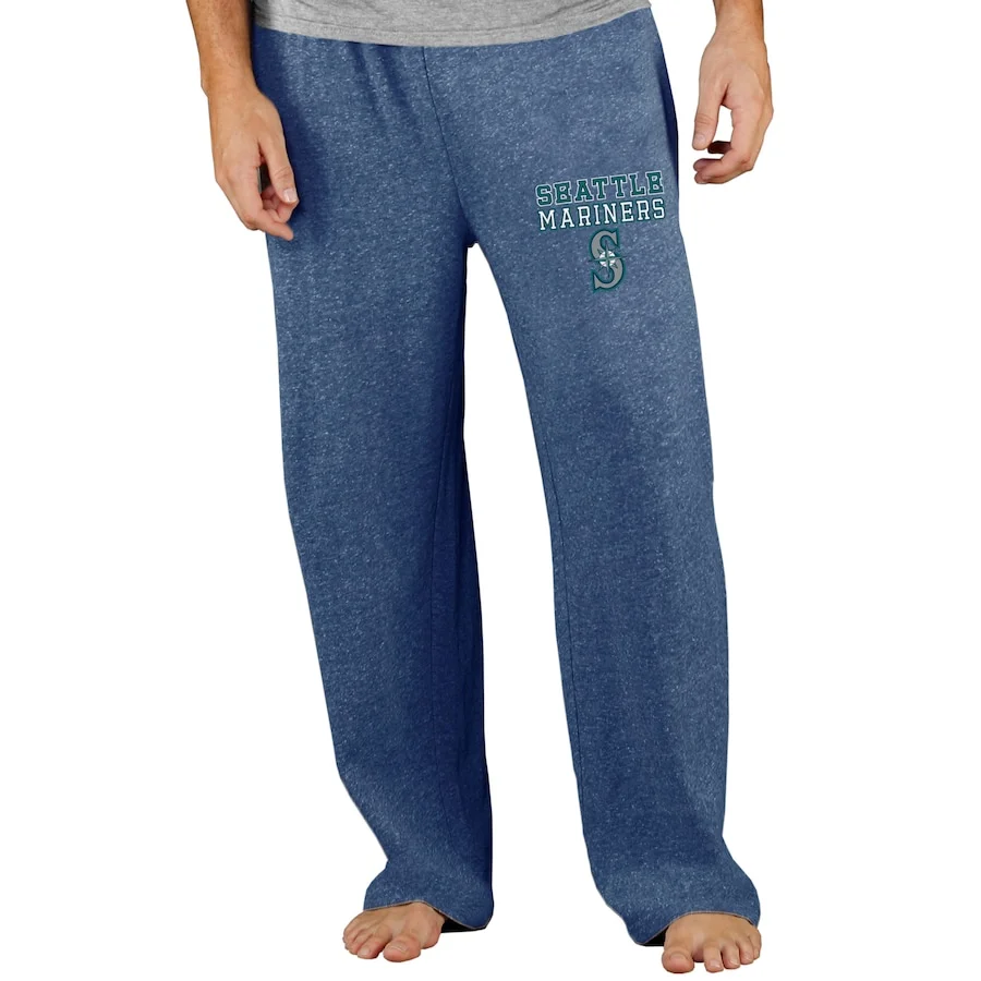 Men's Seattle Mariners Concepts Sport Navy Team Mainstream Terry Pants