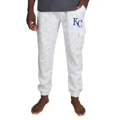 Men's Kansas City Royals Concepts Sport White Alley Fleece Cargo Pants