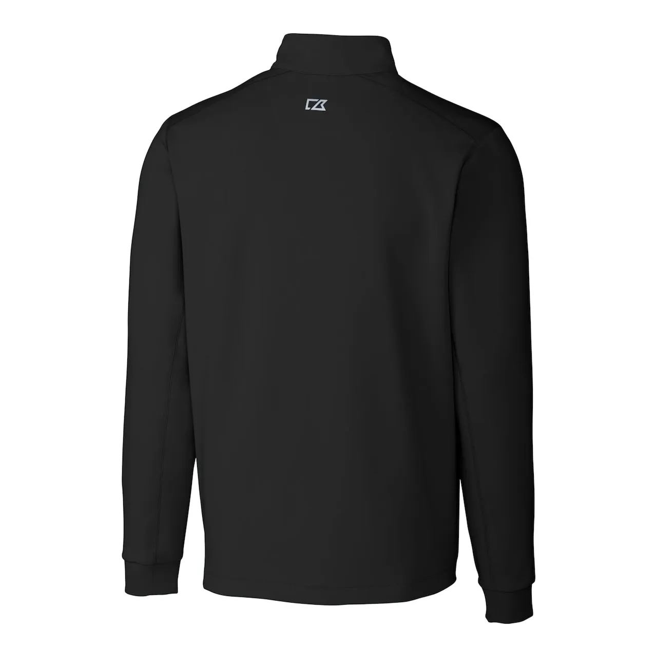 Men's Baltimore Orioles Cutter & Buck Black Traverse Stretch Quarter-Zip Pullover Top - Image 3
