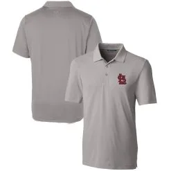 Men's St. Louis Cardinals Cutter & Buck Gray Forge Stretch Polo