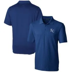 Men's Kansas City Royals Cutter & Buck Royal Forge Stretch Polo