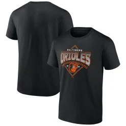 Men's Baltimore Orioles Fanatics Branded Black Ahead In The Count T-Shirt