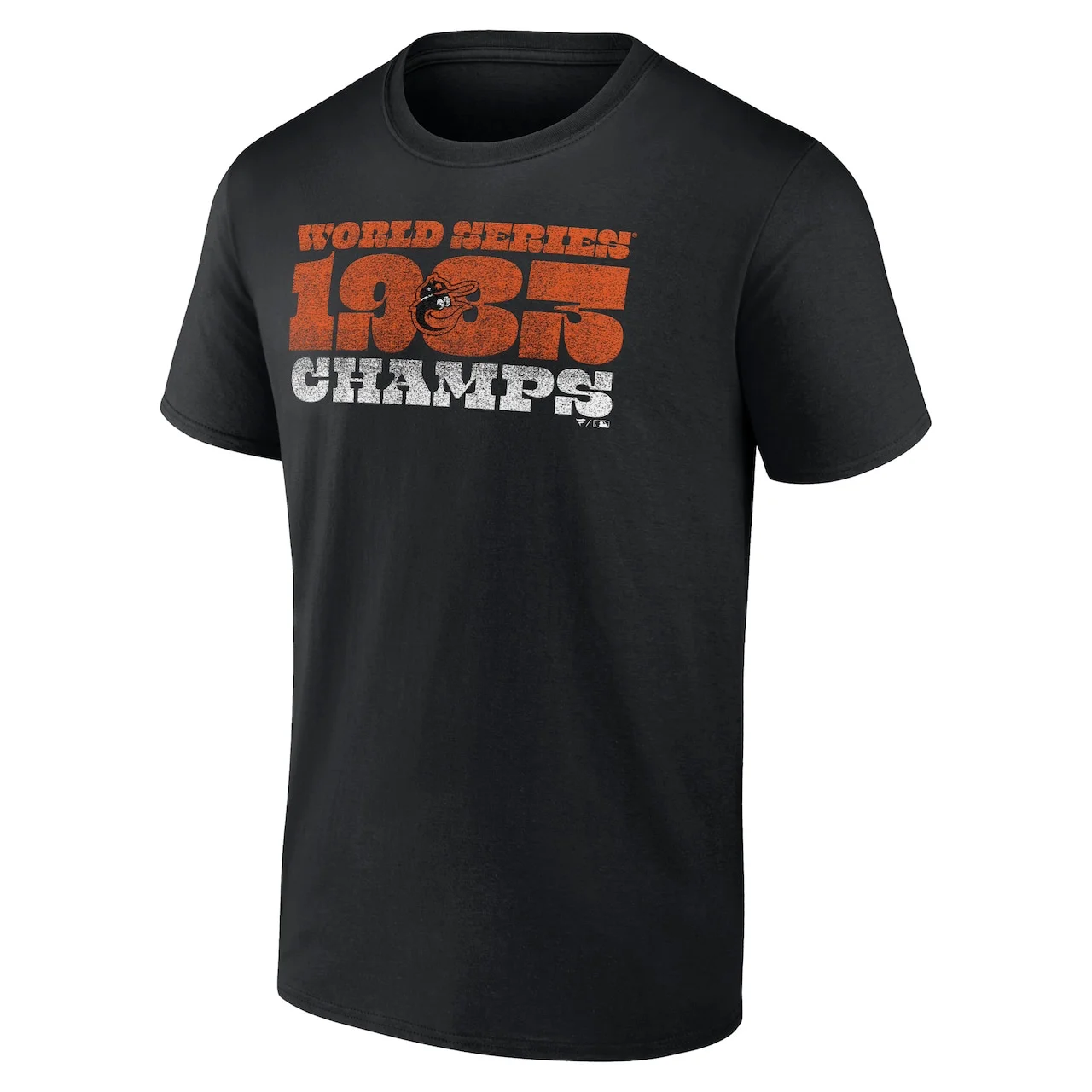 Men's Baltimore Orioles Fanatics Branded Black Cooperstown Collection Swing Away T-Shirt - Image 2