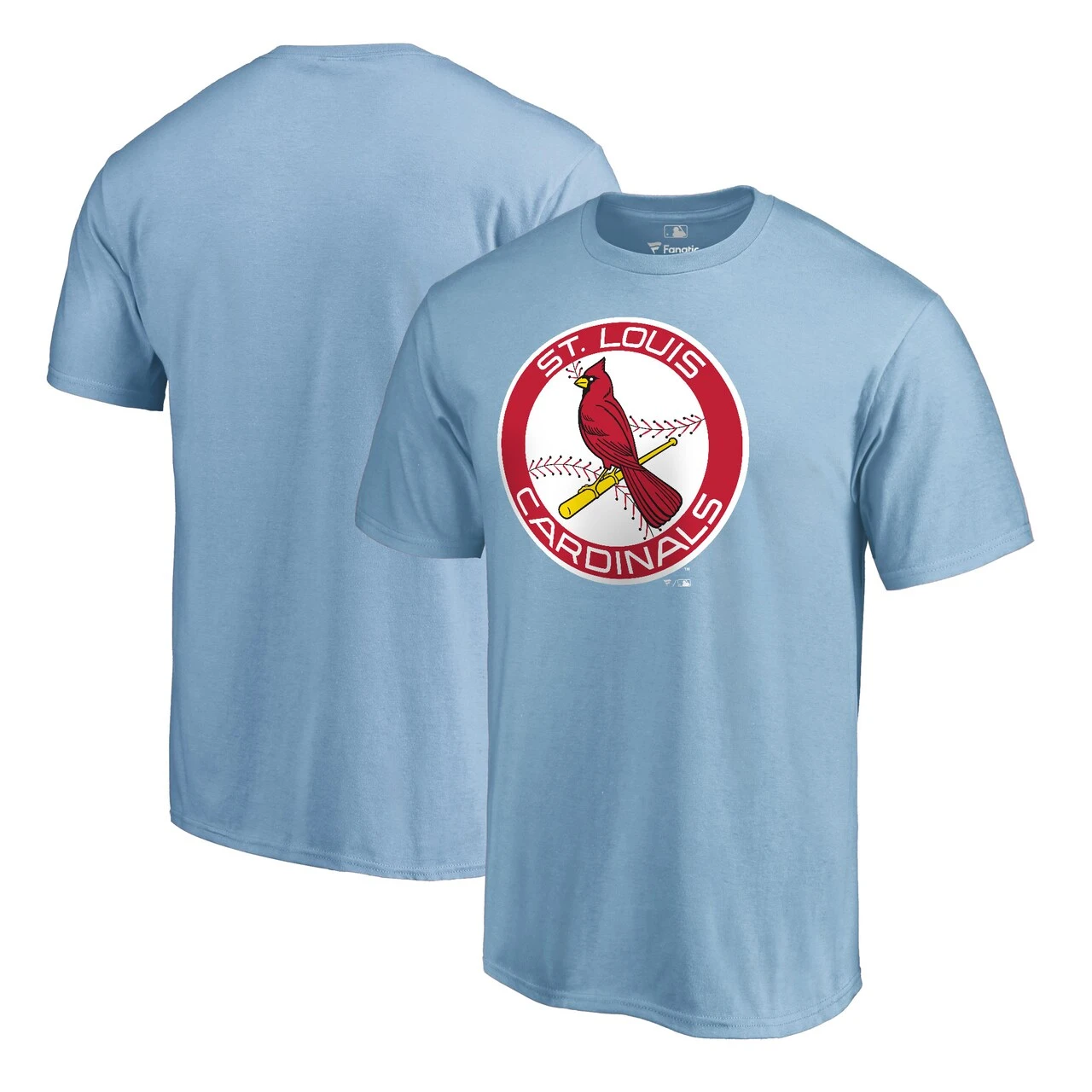Men's St. Louis Cardinals Fanatics Branded Light Blue Huntington T-Shirt