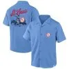 Men's St. Louis Cardinals Fanatics Branded Light Blue Proven Winner Camp Button-Up Shirt