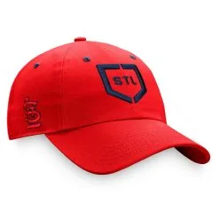 Men's St. Louis Cardinals Fanatics Branded Red Iconic Home Plate Adjustable Hat