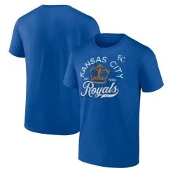 Men's Kansas City Royals Fanatics Branded Royal Hometown Retro Crown T-Shirt