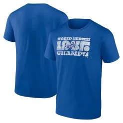 Men's Los Angeles Dodgers Fanatics Branded Royal Cooperstown Collection Swing Away T-Shirt