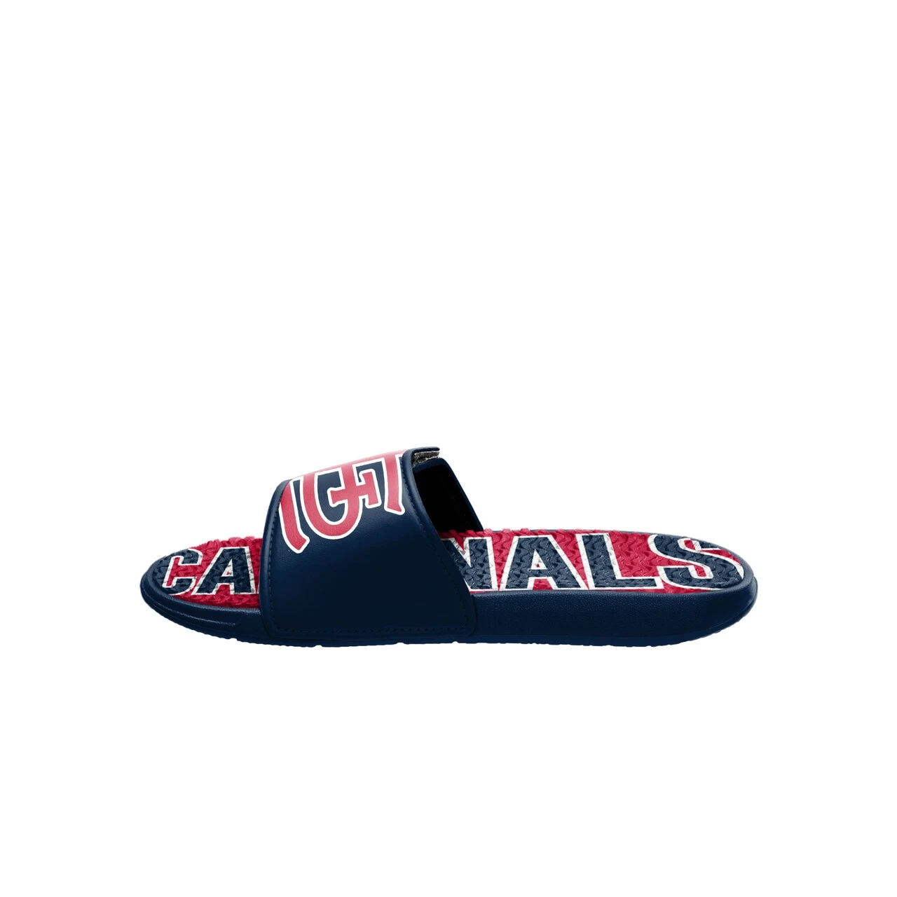 Men's St. Louis Cardinals FOCO Logo Gel Slide Sandals - Image 2