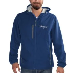 Men's Los Angeles Dodgers G-III Sports By Carl Banks Royal Double Play Full-Zip Hoodie