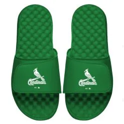 Men's St. Louis Cardinals ISlide Kelly Green St. Patrick's Day Slide Sandals