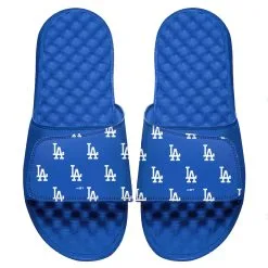 Men's Los Angeles Dodgers ISlide Royal Loudmouth Logo Slide Sandals
