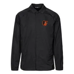 Men's Baltimore Orioles Levelwear Black Guru Full-Snap Jacket