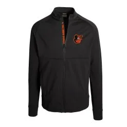 Men's Baltimore Orioles Levelwear Black Nitro Full-Zip Jacket