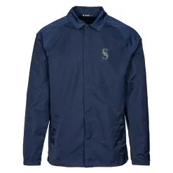 Men's Seattle Mariners Levelwear Navy Guru Full-Snap Jacket