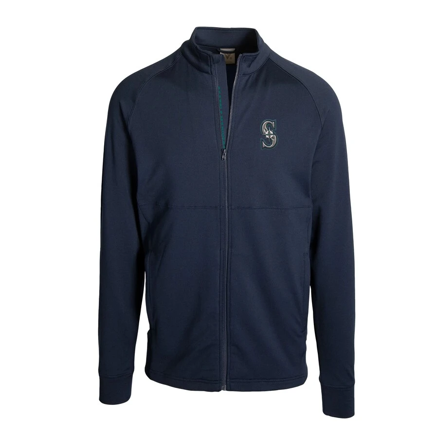 Men's Seattle Mariners Levelwear Navy Nitro Full-Zip Jacket