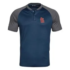 Men's St. Louis Cardinals Levelwear Navy Blade Polo