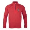 Men's St. Louis Cardinals Levelwear Red Calibre Quarter-Zip Pullover Top