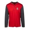 Men's St. Louis Cardinals Levelwear Red Spector Quarter-Zip Pullover Top
