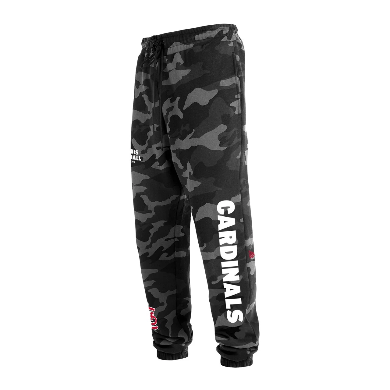 Men's St. Louis Cardinals New Era Black Camo Jogger Pants - Image 2