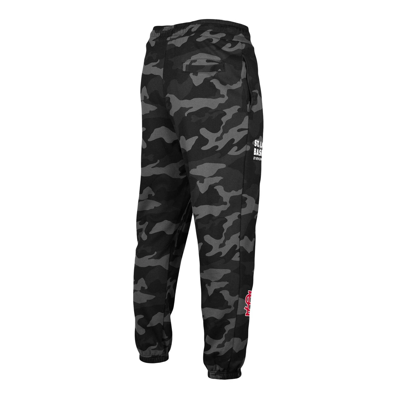 Men's St. Louis Cardinals New Era Black Camo Jogger Pants - Image 3